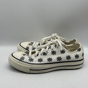 Converse Chuck Taylor Shoes Mens 6‎ Black White Chuck 70 OX Egret Low Top